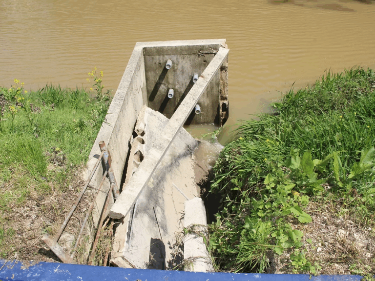 écluse cassé avant le passage de créavert51